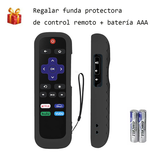 Control Compatible Con Hisense Roku Tv Smart Pantalla + Pila