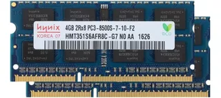 Kit Ram 8gb(2x4gb) Ddr3 1066 Mhz Sony,hp,toshiba,dell,lenovo