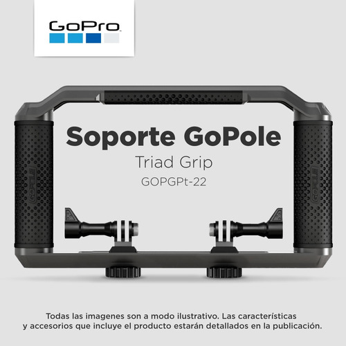 Gopro Soporte Go Pro Gopole Triad Grip Gop Gpt 22 Pc
