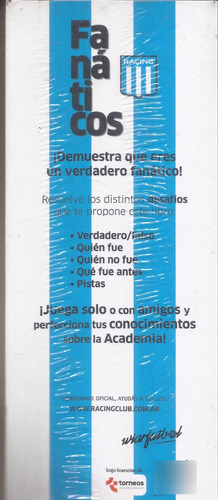 Fanaticos Racing Club Juego De Preguntas