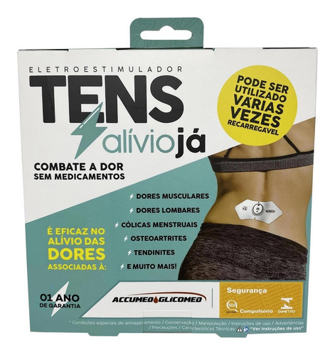 Imagem 2 de 6 de Massageador Corporal Tens G-tech Alivio Da Dor Sem Remédio