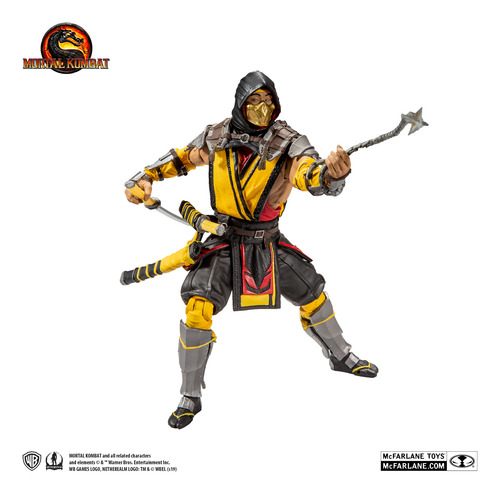 Limited Original Mortal Kombat Scorpion Action Figure Toys