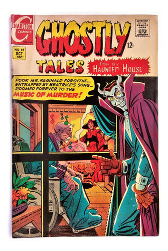 Ghostly Tales 69 Charlton Horror Comics  1968 Steve Ditko