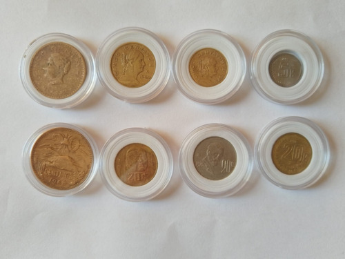 8 Monedas Coleccionables 4 De 5 Centavos Y 4 De 20 Centavos (Usado)