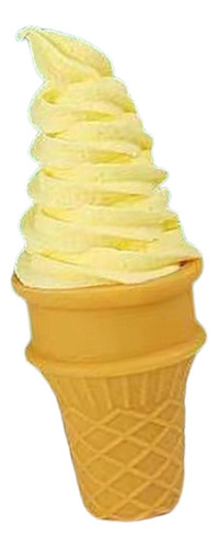 3 Cono De Helado Falso Juguetes De Helado De Amarillo