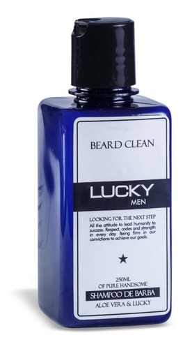 Shampoo De Barba Lucky Men Beard Clean 250 Ml