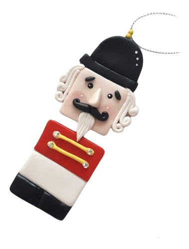 Colgantes Para Árbol De Navidad En Pasta Francesa 6pzs