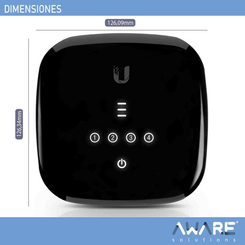 Ubiquiti Router Uf-wifi Gpon 4 Puertos Lan Rj45 Gbe Con Wifi