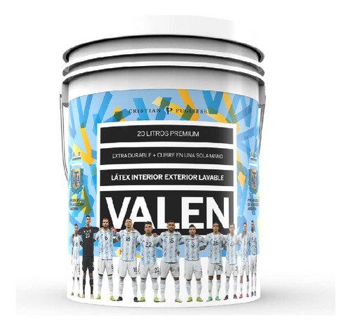 Valen Látex Antihumedad Lavable Interior Exterior 10 L Color Gris Mate