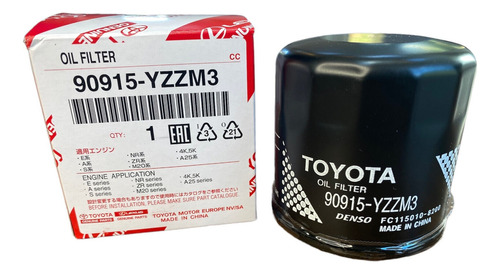 Filtro De Óleo Toyota Corolla 2009 A 2013