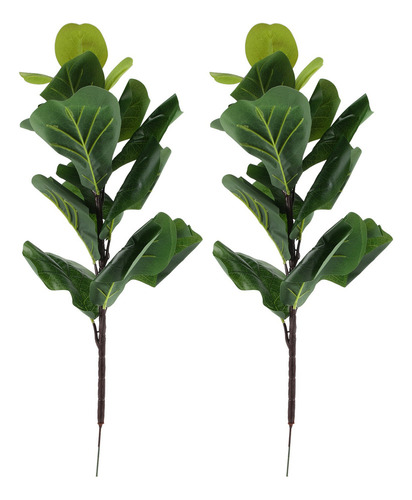 Ficus De Imitación De Higo Con Hojas De Violín Artificiales