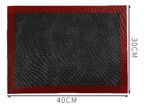 L 6pcs Tapetes De Silicón Microperforados Medianos 40x30 Cm