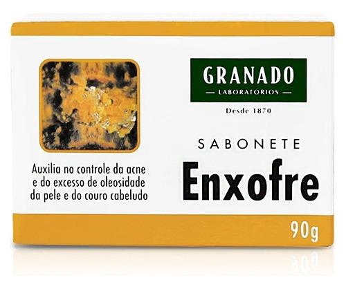 Kit Sabonete Granado Enxofre 90g - Embalagem Com 12 Unidades
