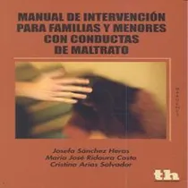 Comprar Manual De Intervención Para Familias Y Menores Con Conductas
