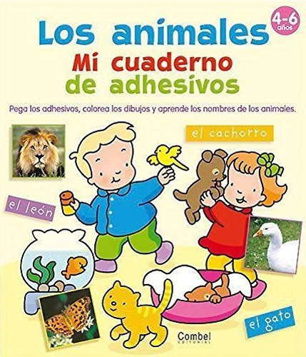 Los Animales. Mi Cuaderno De Adhesivos&-.