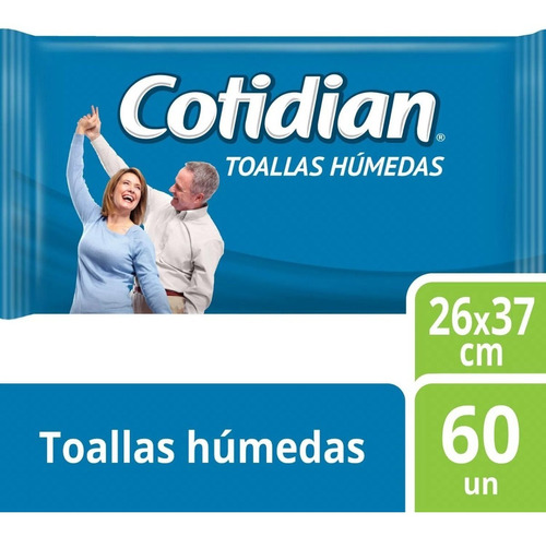 Toallitas Húmedas Cotidian Aloe Vera & Vitamina E  Xg