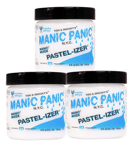 Mezclador De Tintes Para Cabello Manic Panic Pastelizer, Paq