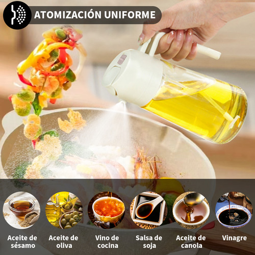 2pzs 2en1 Aceitera De Cocina Y Atomizador De Aceite Cocina