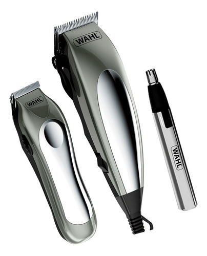Kit de cortadora de pelo y máquina Groom Pro Grey Wahl Deluxe, 220 V