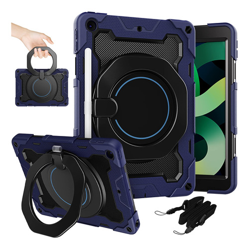 Roiskin Funda Para iPad De 9ª Generacion Con Protector De Pa