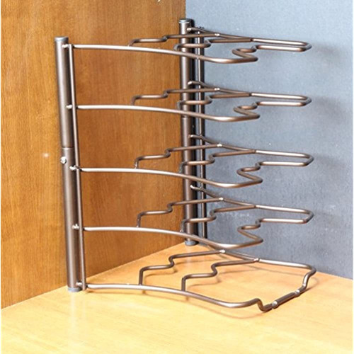 Decobros Mostrador De Cocina Y Estante Organizador De Sarten