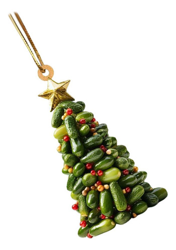 5 Adornos Colgantes Navideños Con Cordón, Adorno Colgante
