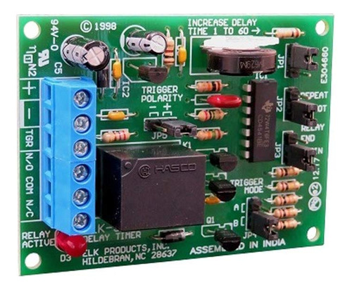 Módulo Temporizador De Retardo Elk-960 Para Sistemas De 12-2