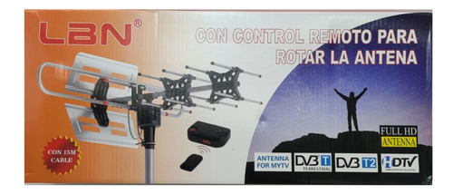 Antena De Tv Exteriores, Control Remoto, Rotación 360 Lbn