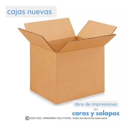 Cajas De Carton 16x12x12 50 Piezas