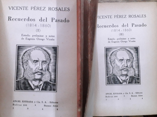 5906 Recuerdos Del Pasado (1814-1860) 2 Tomos- Pérez Rosales