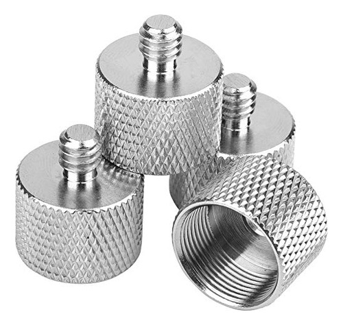 Adaptador Micrófono, Hembra 5/8puLG-27 A Macho 1/4puLG-20,