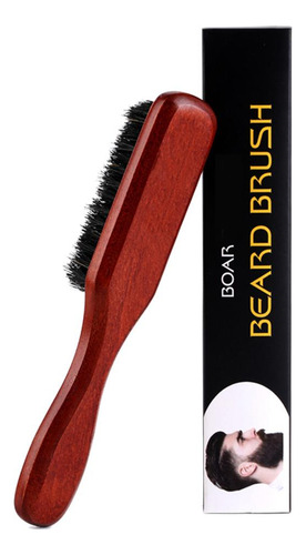2 Mango De Madera Cepillo De Barba Bigote Cepillo De Pelo