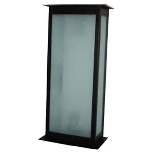 Lampara Farol Gigante Plano Deco Techo Iluminacion 4 Vidrios