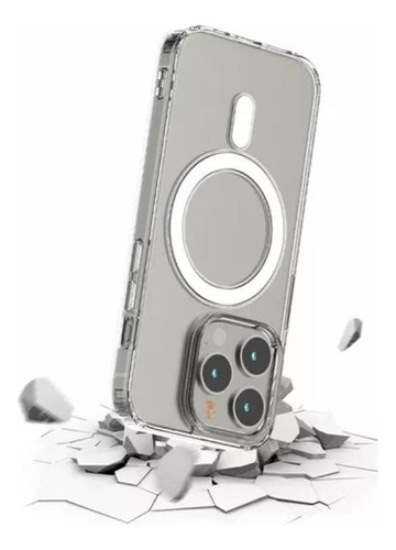 Funda Magnetica Inalambrica Transparente Para iPhone 15