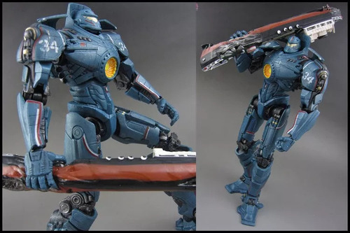 // Q Modelo De Boneco De Ação Pacific Rim Jaeger Gipsy