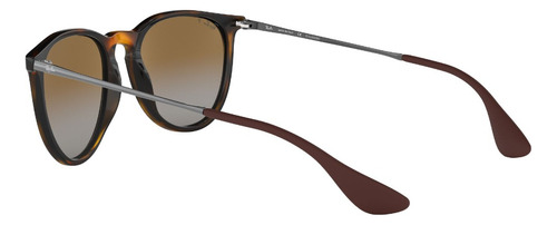 Lente De Sol Ray-ban Erika 0rb4171 Polarizado Erika Marron-oscuro Polar Brown Gardient Havana Gunmetal