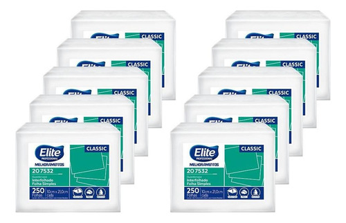 Guardanapo Interfolhado F Simples Elite Classic 2.500 Folhas