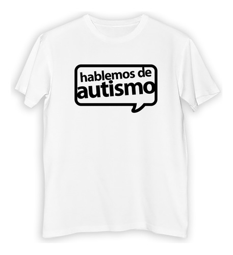 Remera Hombre Hablemos Dia Del Autismo Tea Tgd M4