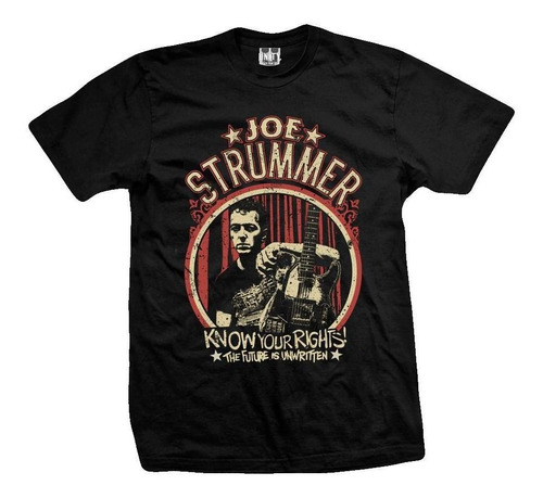 Remera Joe Strummer Know Your Rights