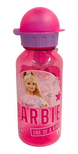 Botella Infantil Barbie 370ml Con Pico New Ar1 1338 Ellobo 