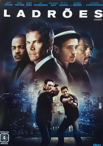 Ladrões Dvd Takers Paul Walker Chris Brown Idris Elba