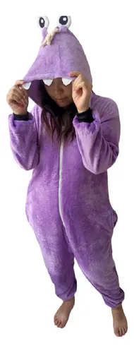 Kigurumi Boo Monster Pijama Mameluco Disfraz Adulto Ni o Cuotas