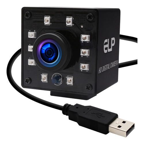 Camara Usb Vision Nocturna Hd Gran Angular Corte Ir Marco In