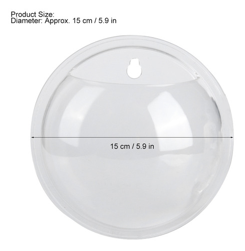 Mini Pecera De Acrílico Transparente Para Colgar En La Pared