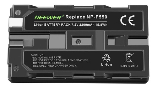 Neewer Bateria Recargable De Repuesto Np-f550/570 2200