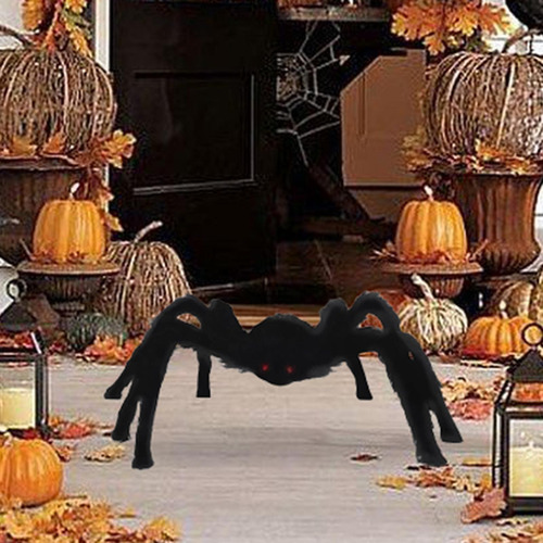 Araña De Peluche De Halloween, Araña Negra Grande, Araña