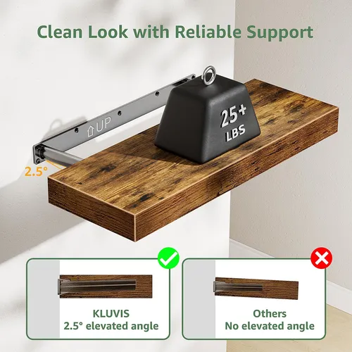 Estantes Flotantes De Baño Kluvis Para Pared - Estante De Ca
