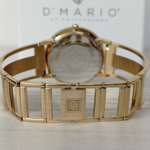 Imagen 2 de 3 de Reloj D'mario Ze1171g Cupula Esqueleto Caballero Original