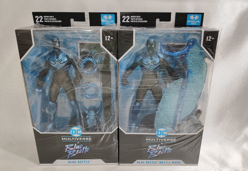 Blue Beetle Mcfarlane Dc Multiverse Set 2 Piezas Usadas (Usado)