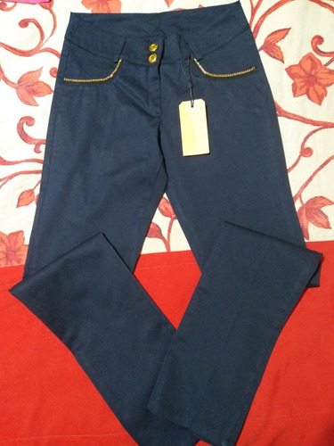 Pantalón Sastrero Importado Gabardina T:36 Nuevo Con Envió 